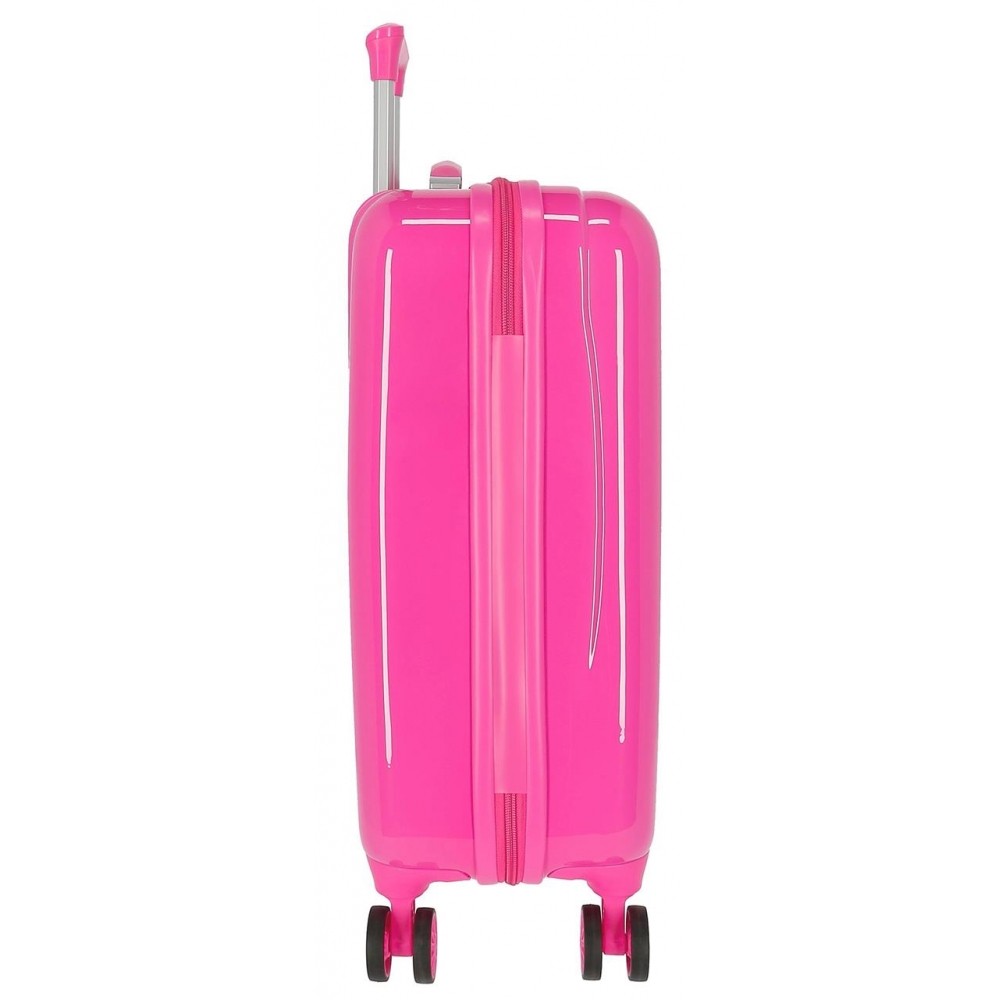 Cabin suitcase Minnie Around the World Paris Fuchsia