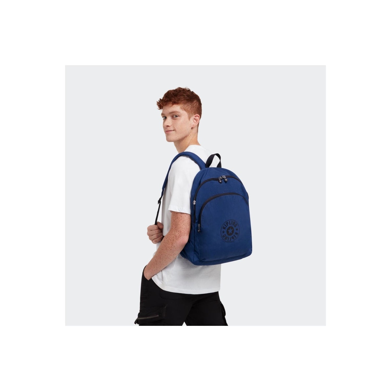 Curtis l backpack for laptop KIPLING Blue