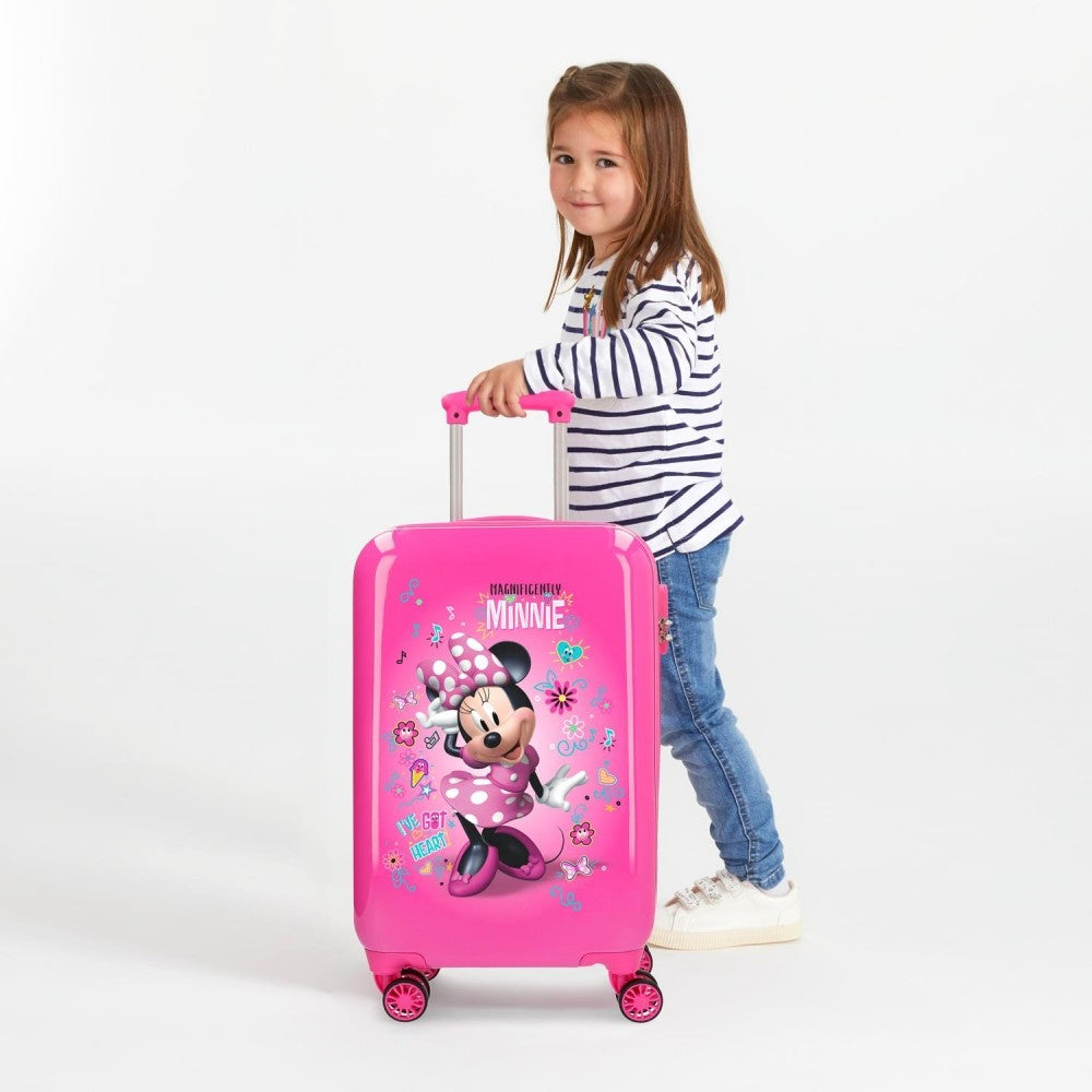 Cabin suitcase Rigid 55cm Rink Minnie Stickers