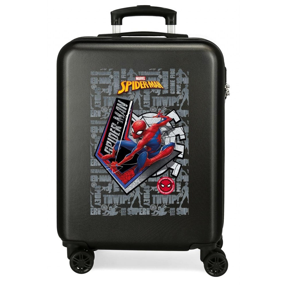 Cabin suitcase Spiderman Great Power Rigid 55cm