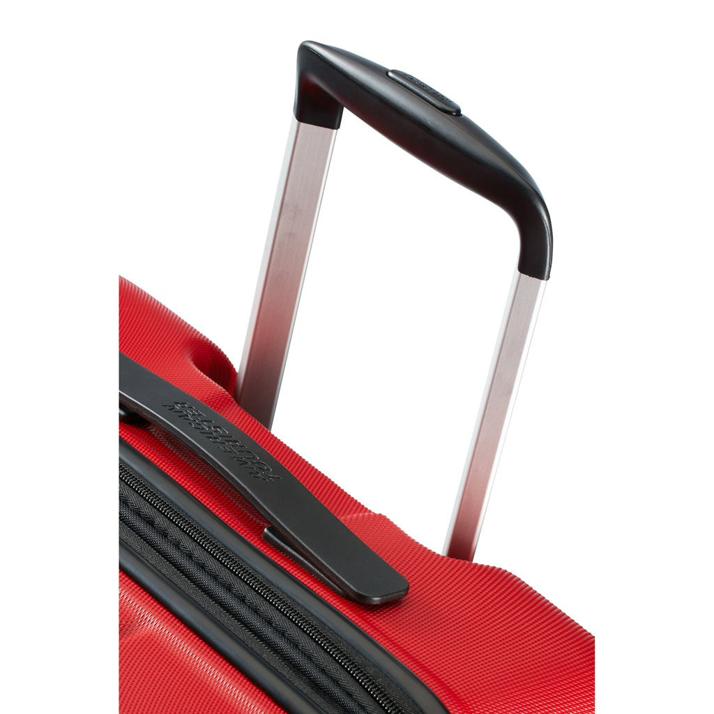 Extendable median suitcase tracklite American Tourister