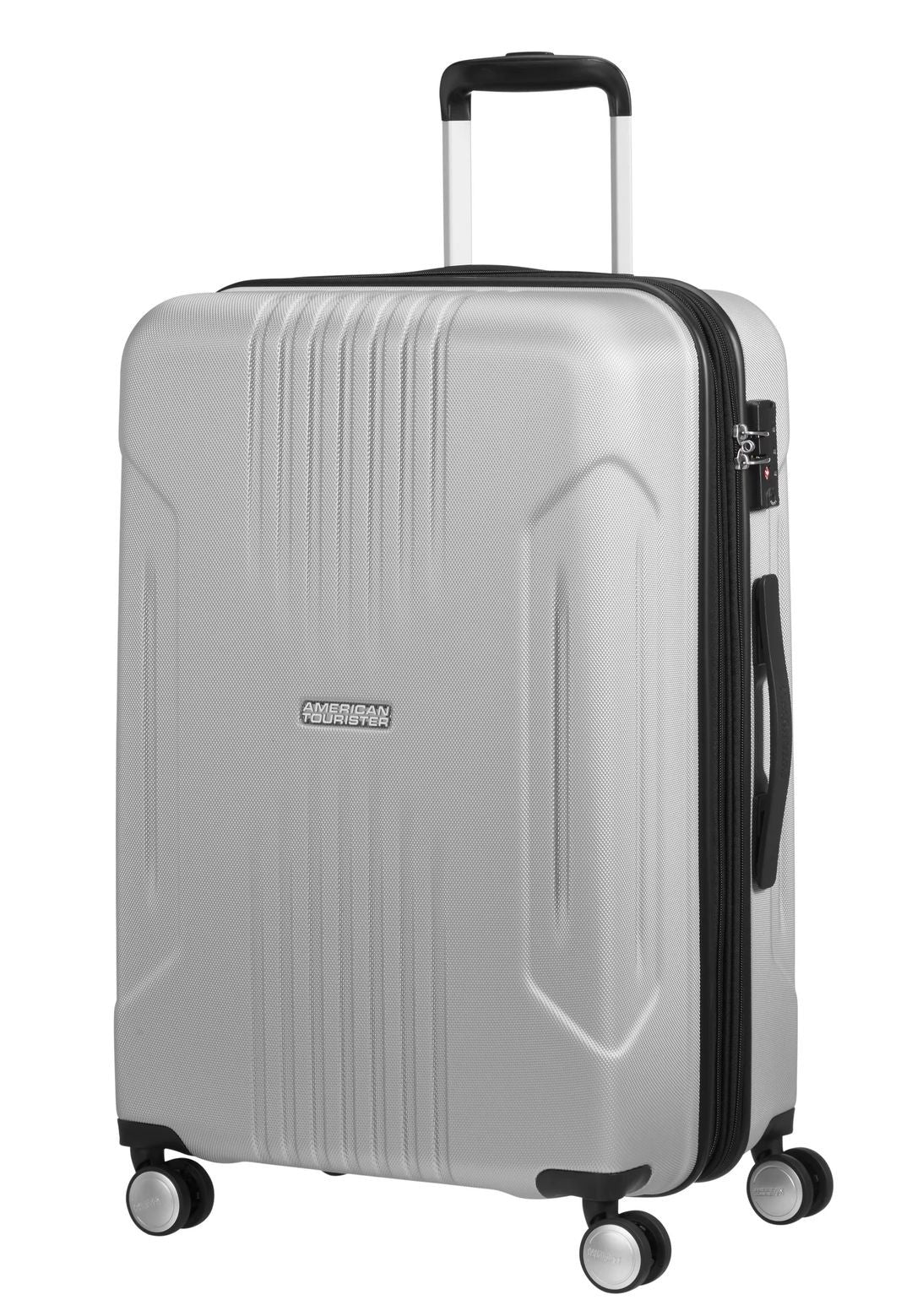 Extendable median suitcase tracklite American Tourister