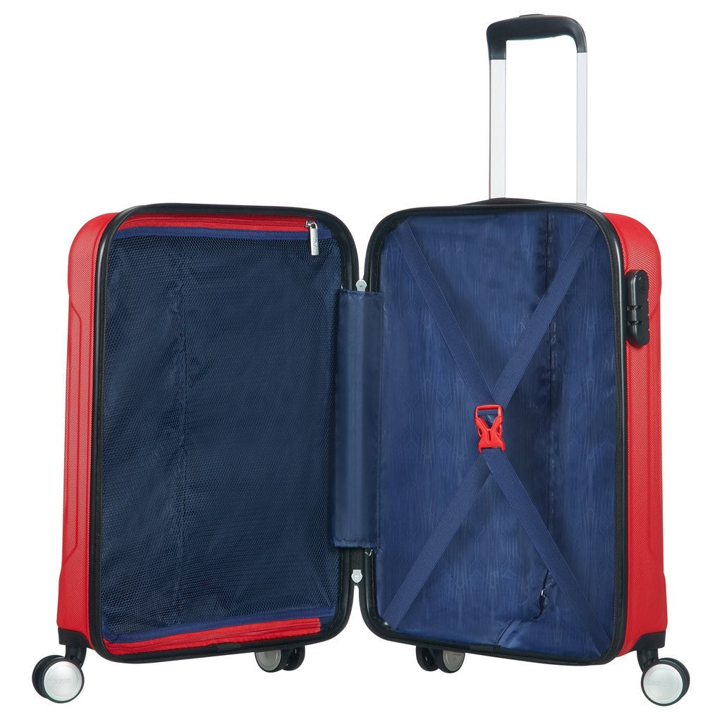 Extendable median suitcase tracklite American Tourister