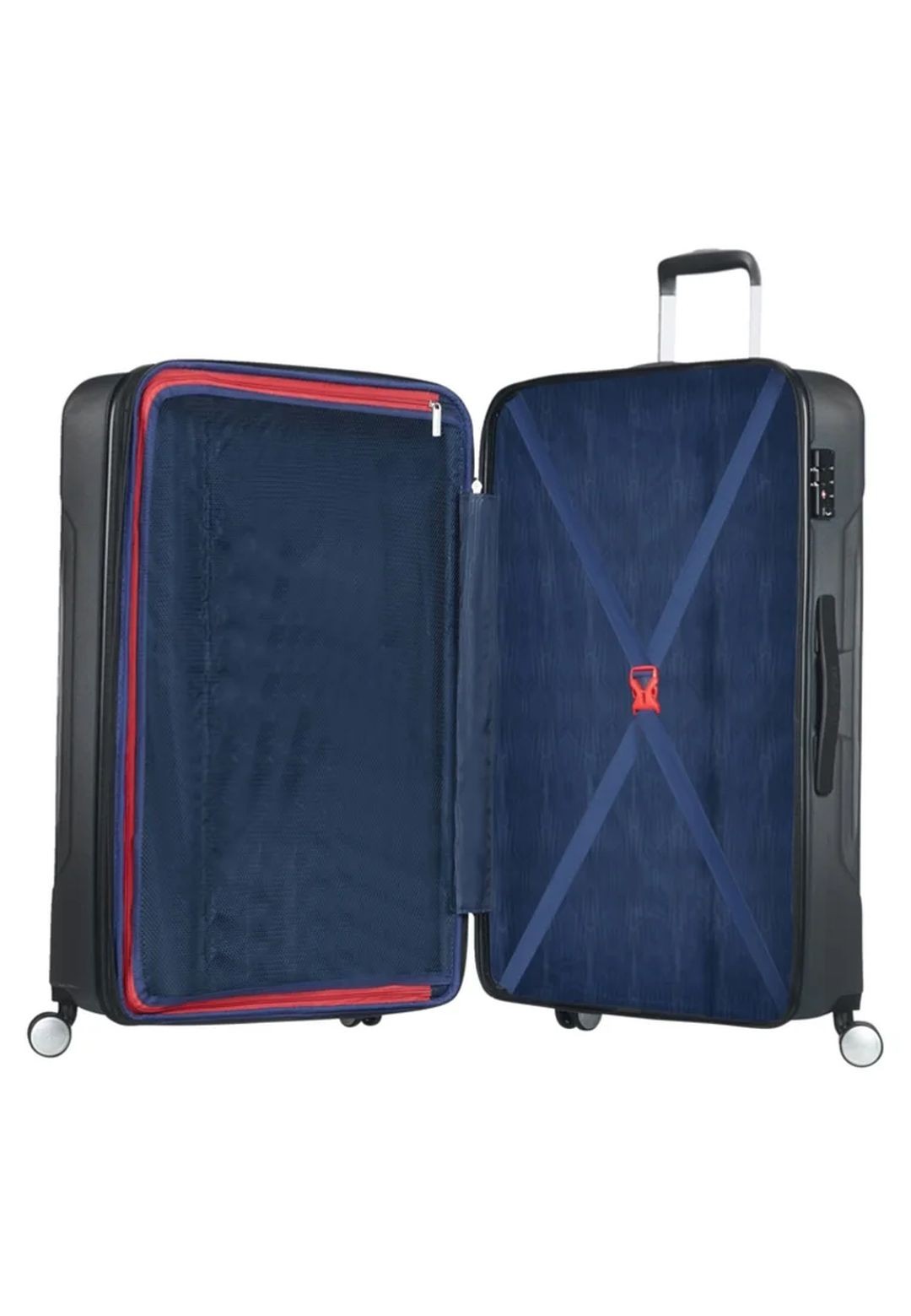 Large extendable suitcase tracklite American Tourister