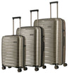 Rigid suitcase set TRAVELITE - Anthacite Air Base