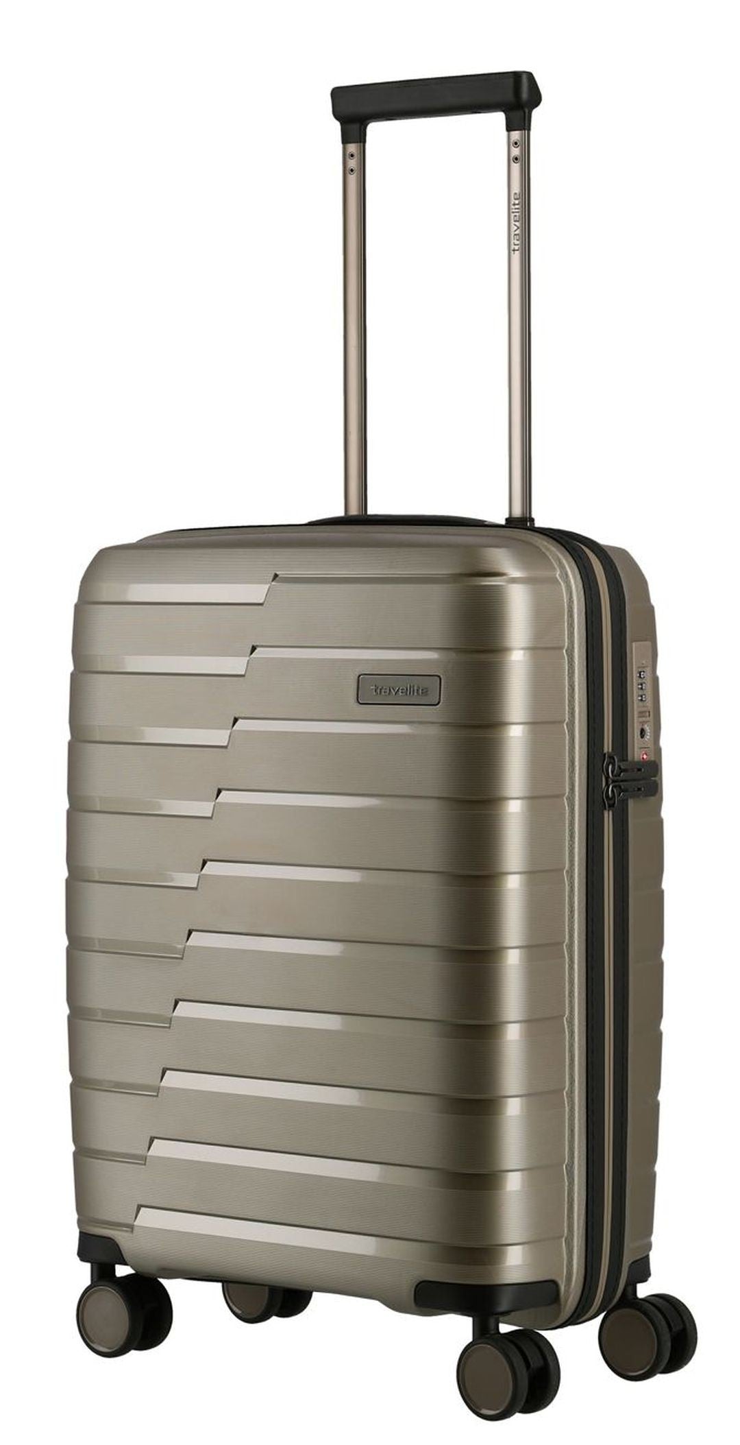 Rigid suitcase set TRAVELITE - Anthacite Air Base