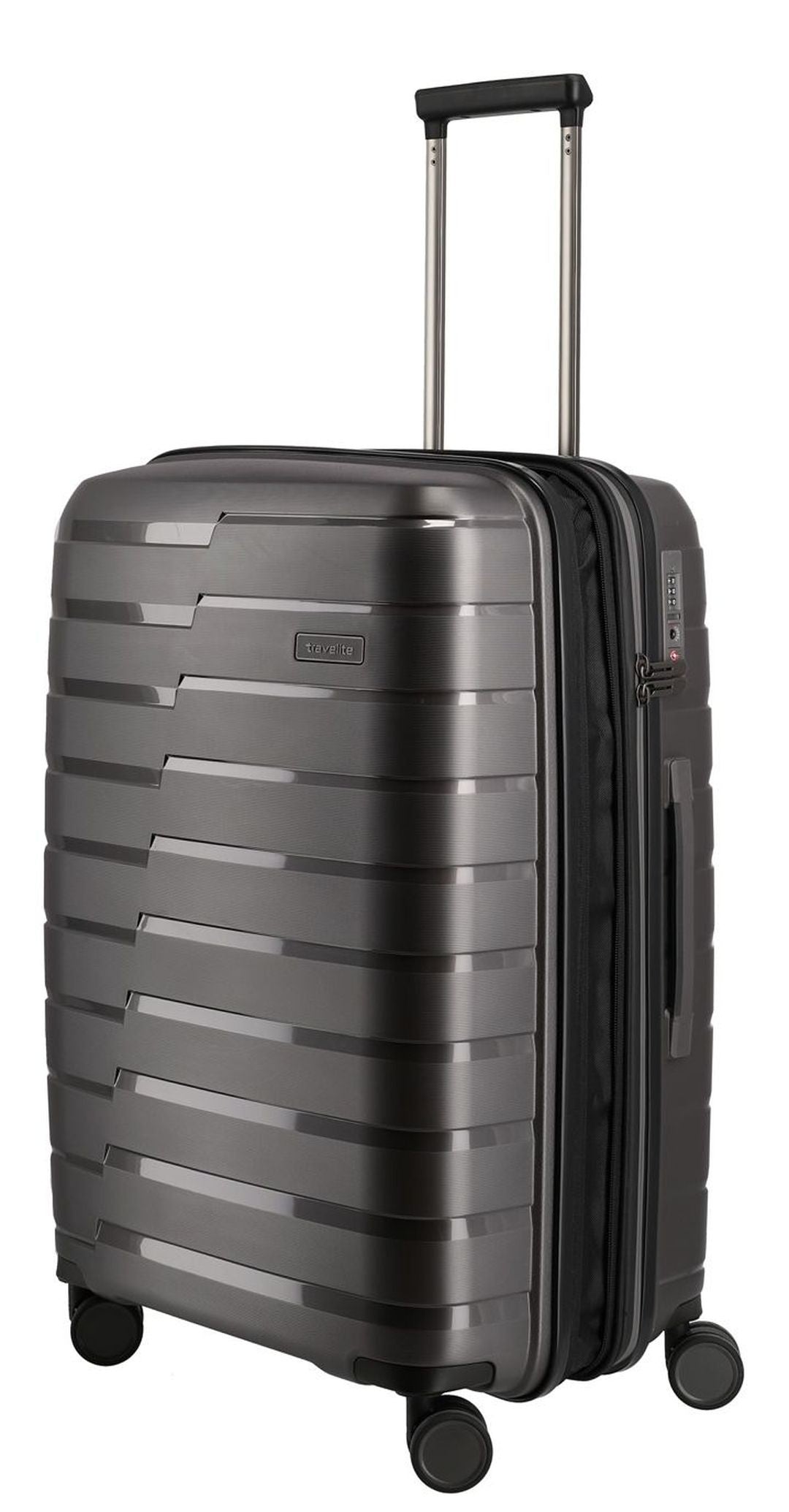 Rigid suitcase set TRAVELITE - Anthacite Air Base