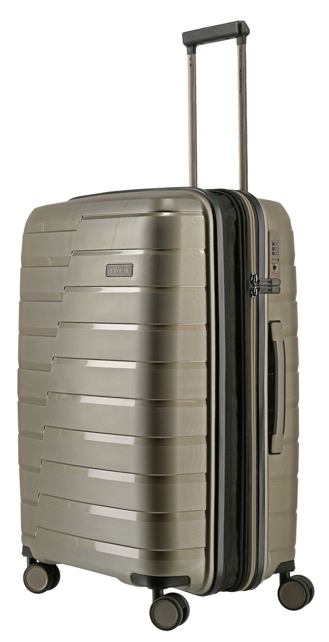 Rigid suitcase set TRAVELITE - Anthacite Air Base