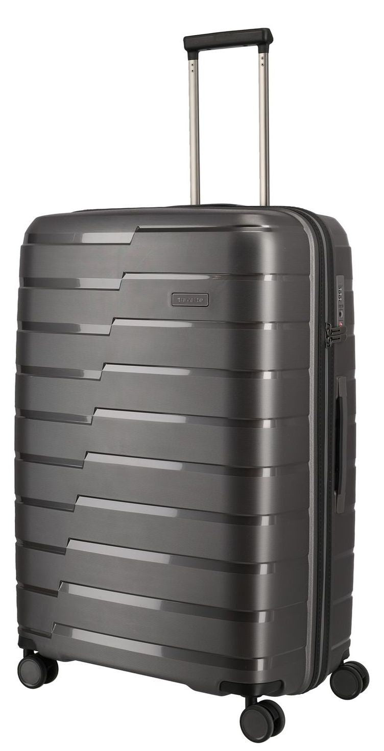 Rigid suitcase set TRAVELITE - Anthacite Air Base