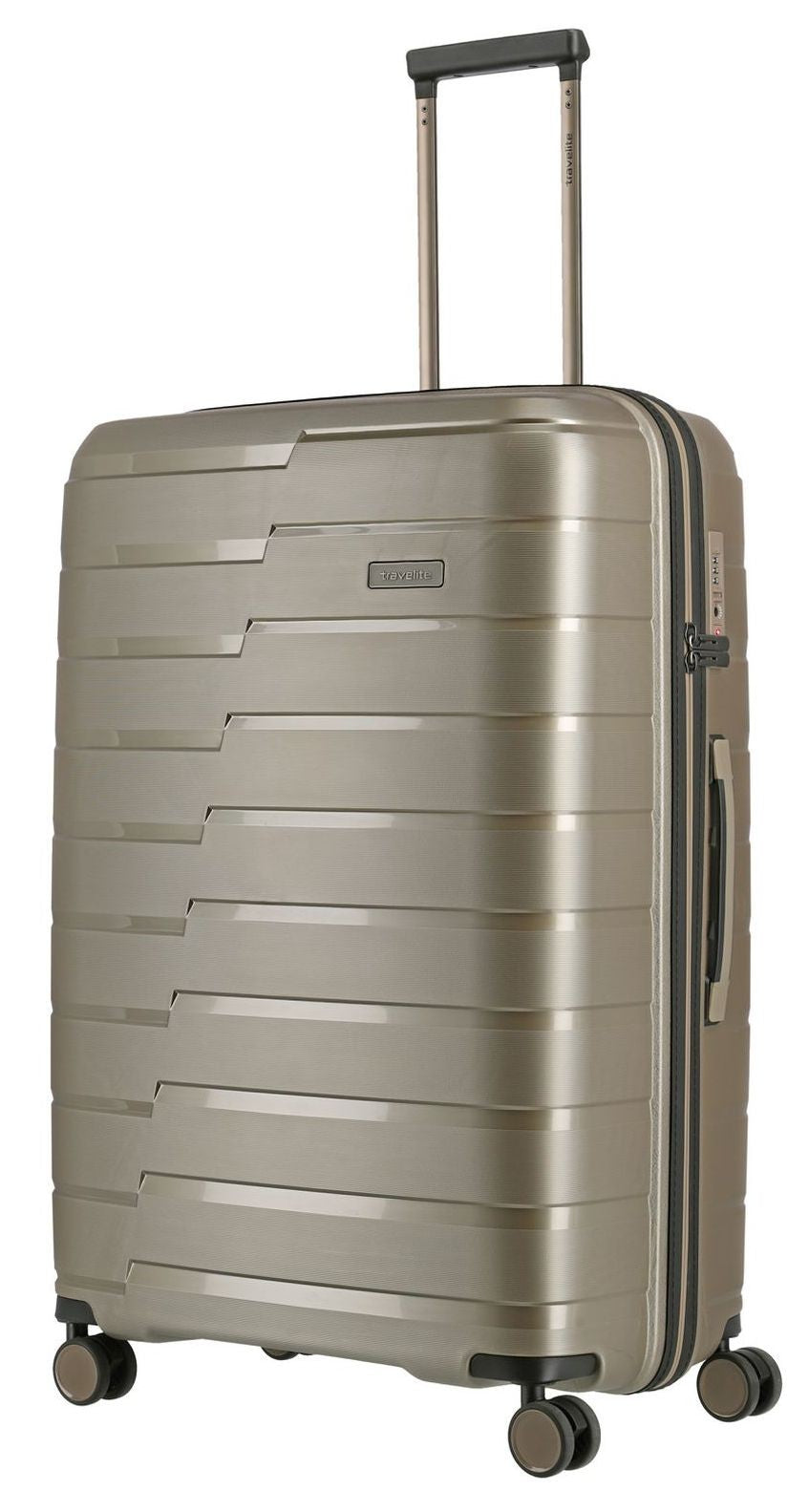 Rigid suitcase set TRAVELITE - Anthacite Air Base