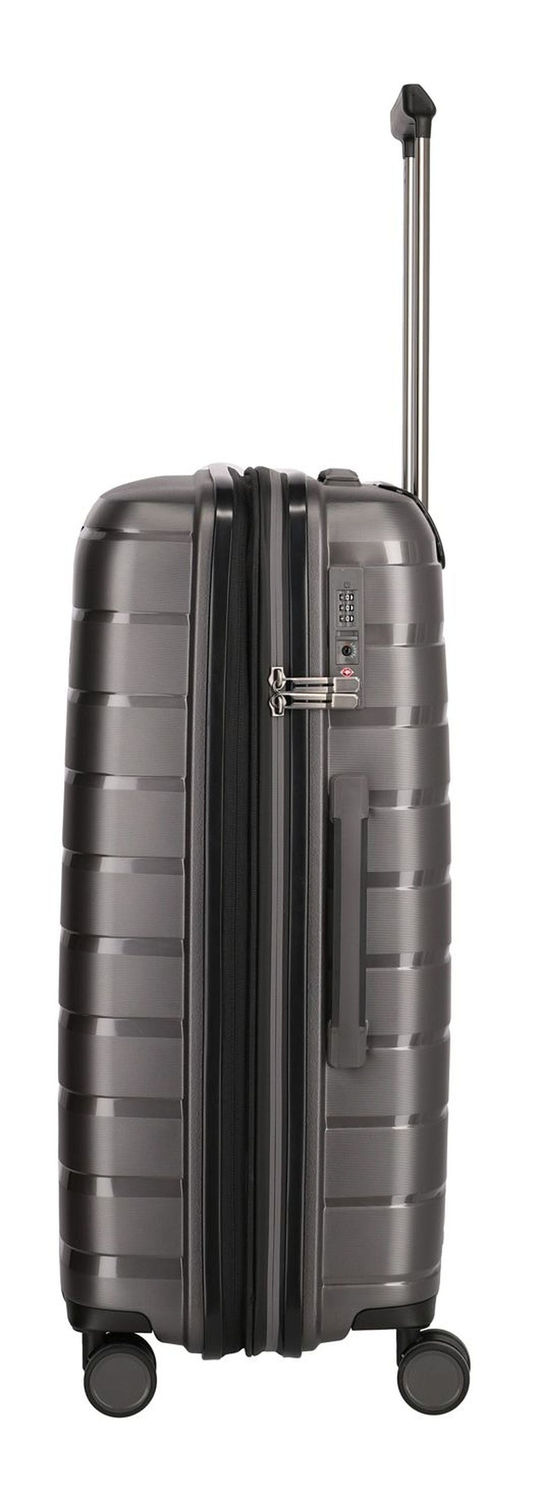 Extendable median suitcase TRAVELITE - Anthacite Air Base