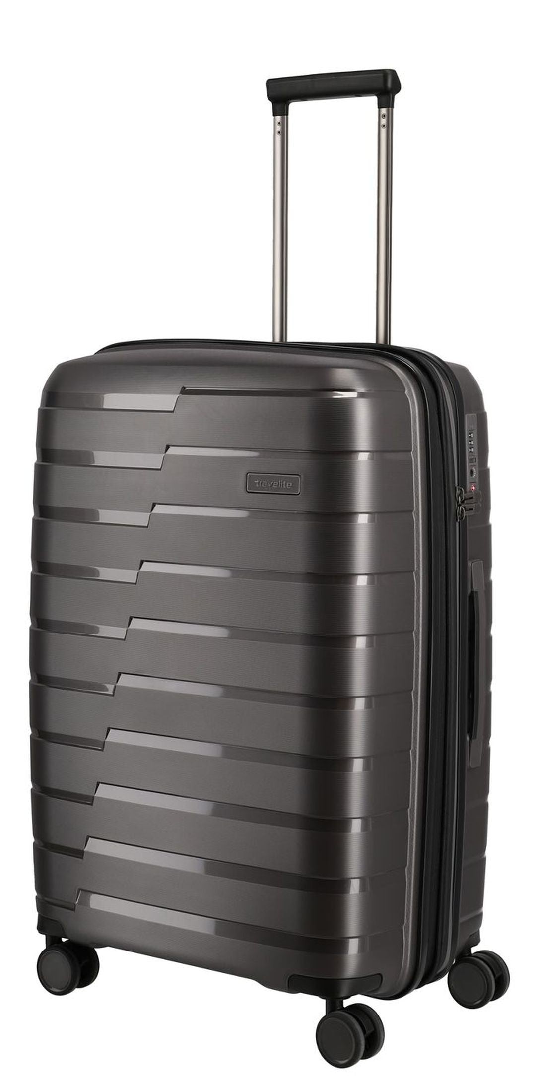 Extendable median suitcase TRAVELITE - Anthacite Air Base