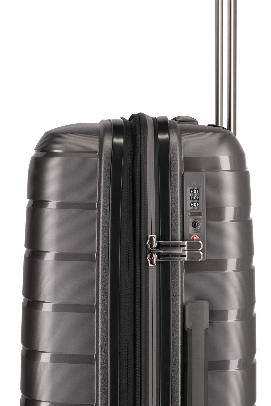 Extendable median suitcase TRAVELITE - Anthacite Air Base