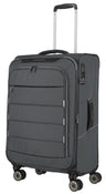 Extensible soft median suitcase TRAVELITE - Skaii Blue 1