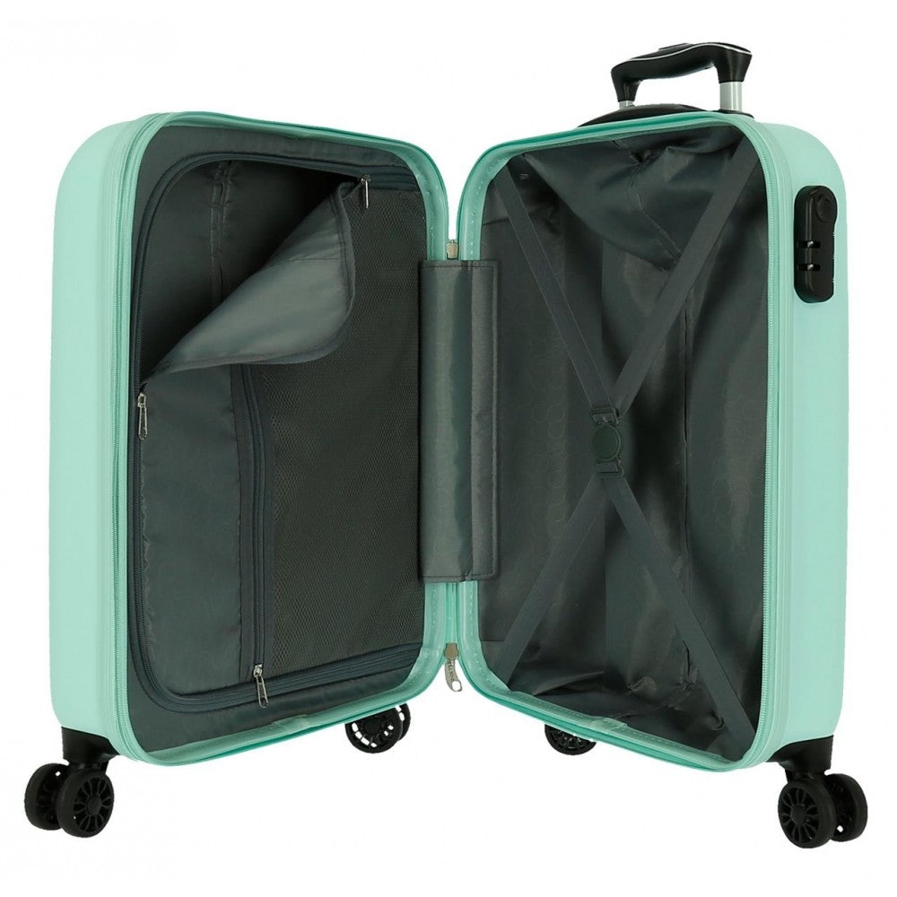 Cabin suitcase Roll Road Cambodia Expandable turquoise