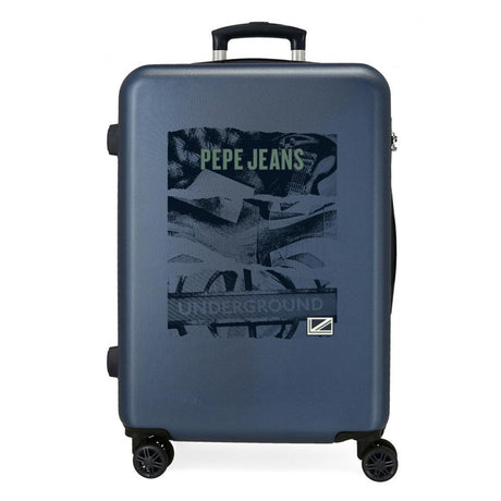 Medium suitcase Pepe Jeans Rigid Davis 65cm