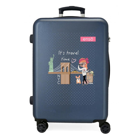 Median suitcase Enso Travel Rigid Time 65cm