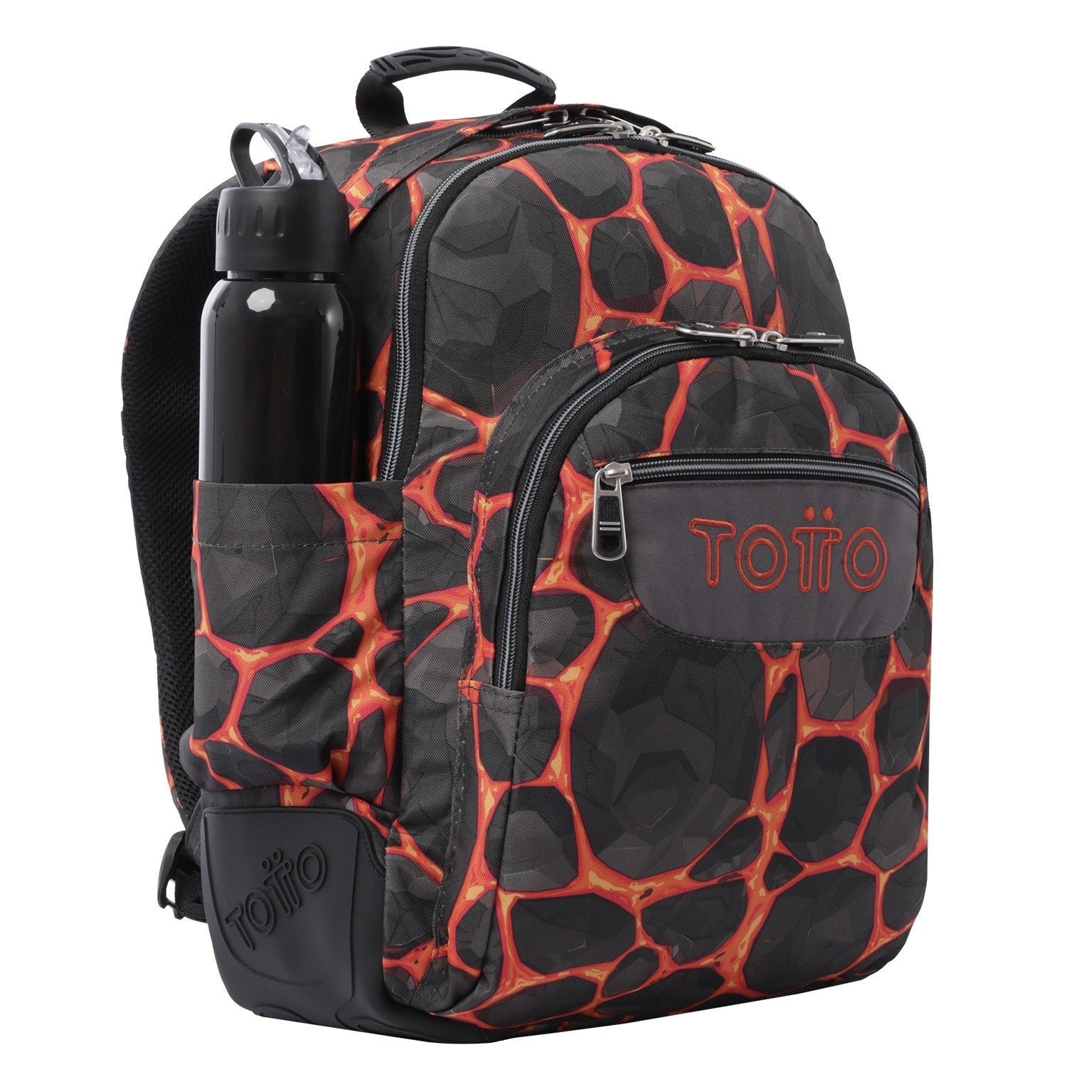 School backpack - crayoles- 6R3 - print rocks TOTTO