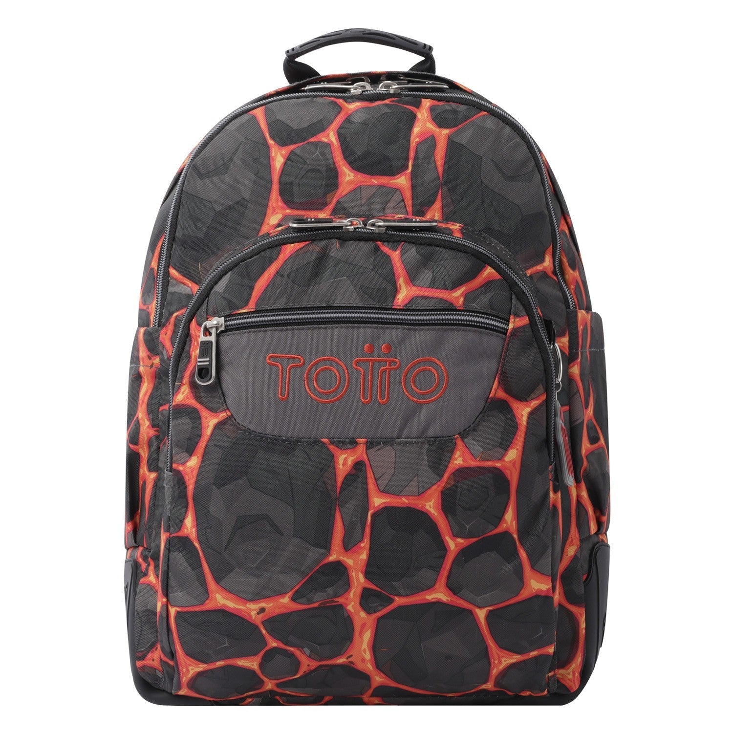 School backpack - crayoles- 6R3 - print rocks TOTTO