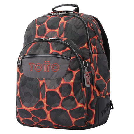 School backpack - crayoles- 6R3 - print rocks TOTTO