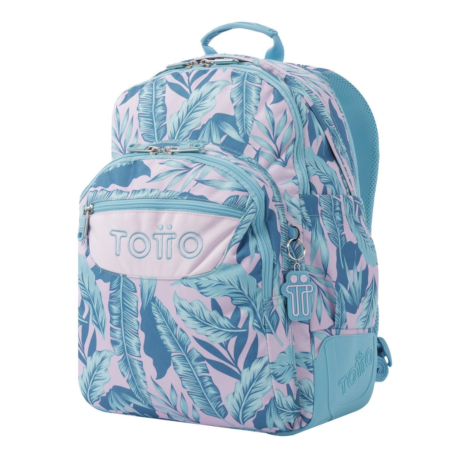 School backpack - crayoles- 8ia - tropical plants of TOTTO