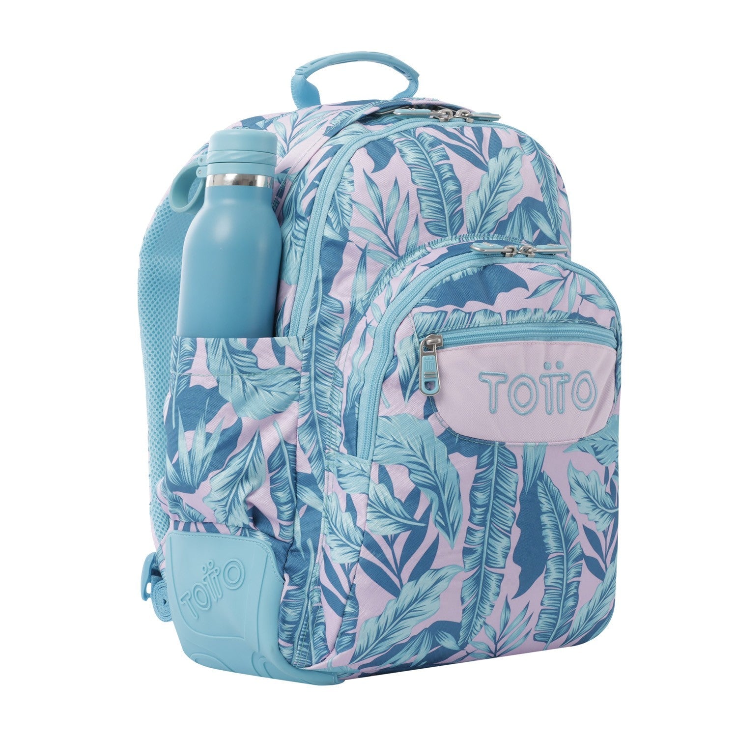 School backpack - crayoles- 8ia - tropical plants of TOTTO