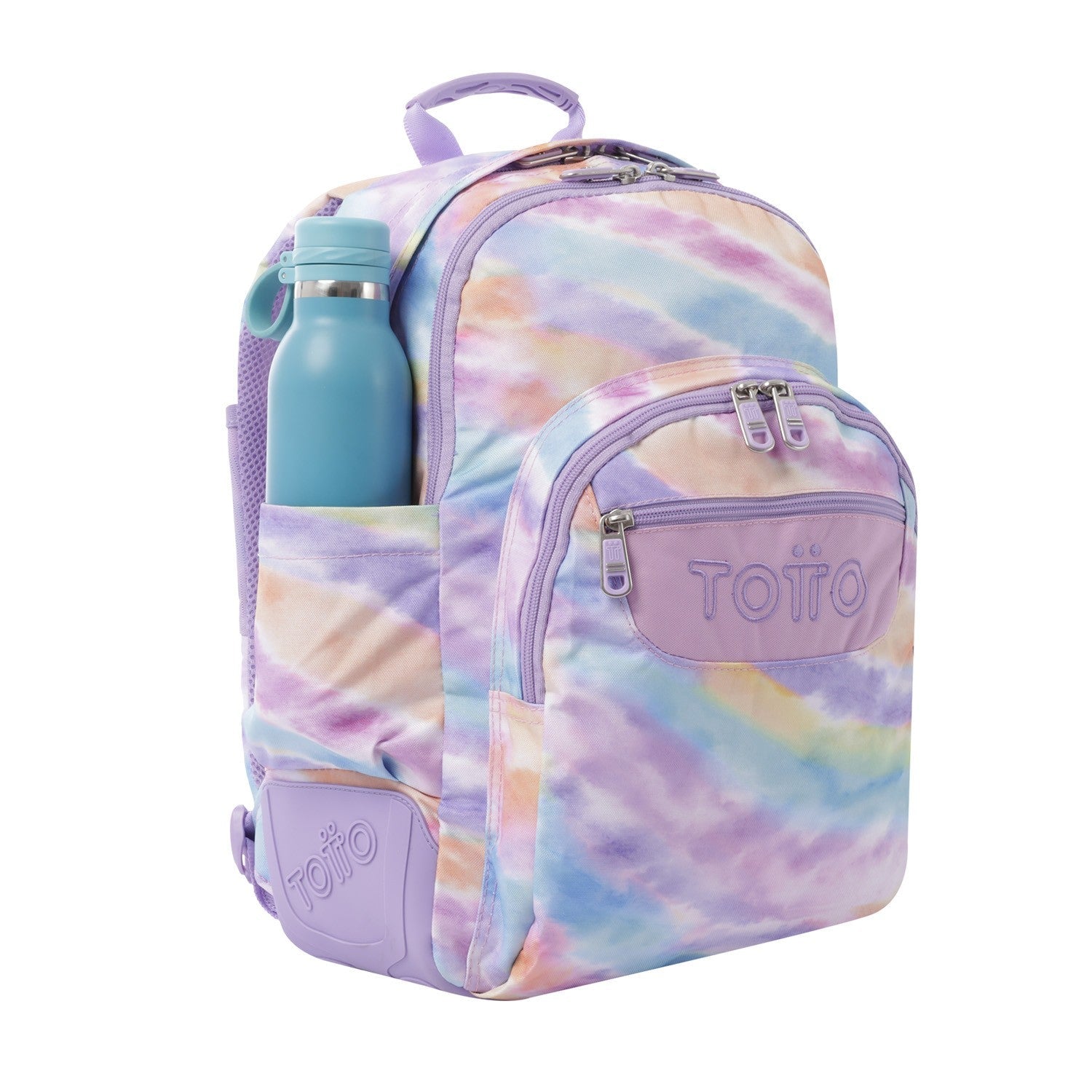 School backpack- crayoles- 8ic- Pastel prints TOTTO