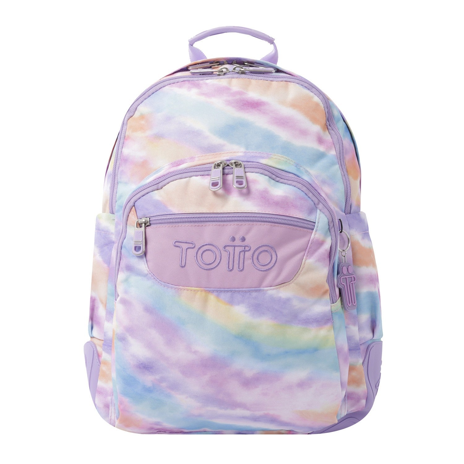 School backpack- crayoles- 8ic- Pastel prints TOTTO