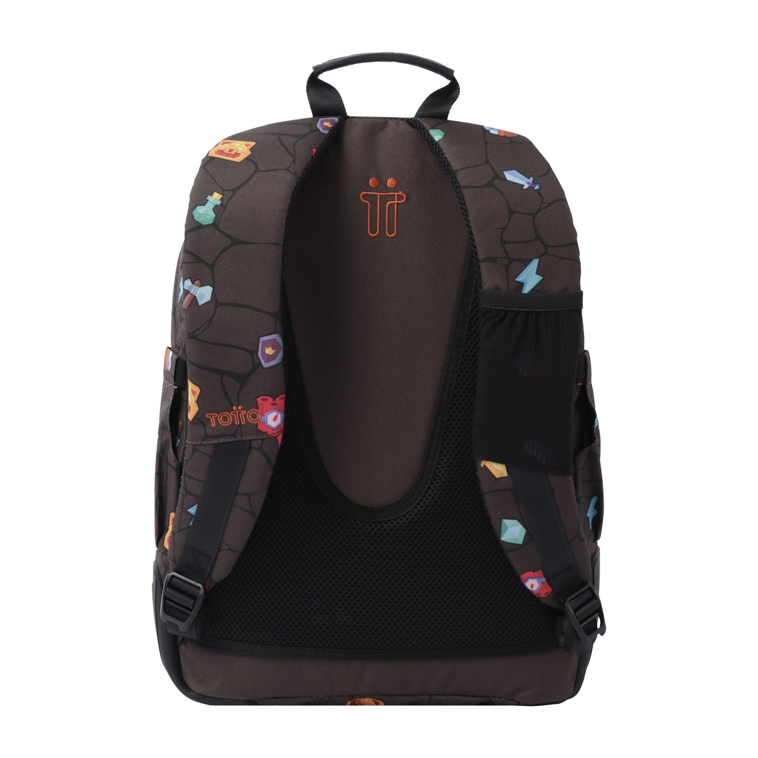 School backpack - crayoles- 3y7 - print video game TOTTO