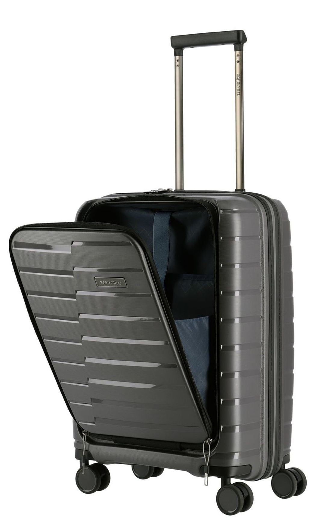 Cabin suitcase With PC compartment -TRAVELITE - Anthacite Air Base