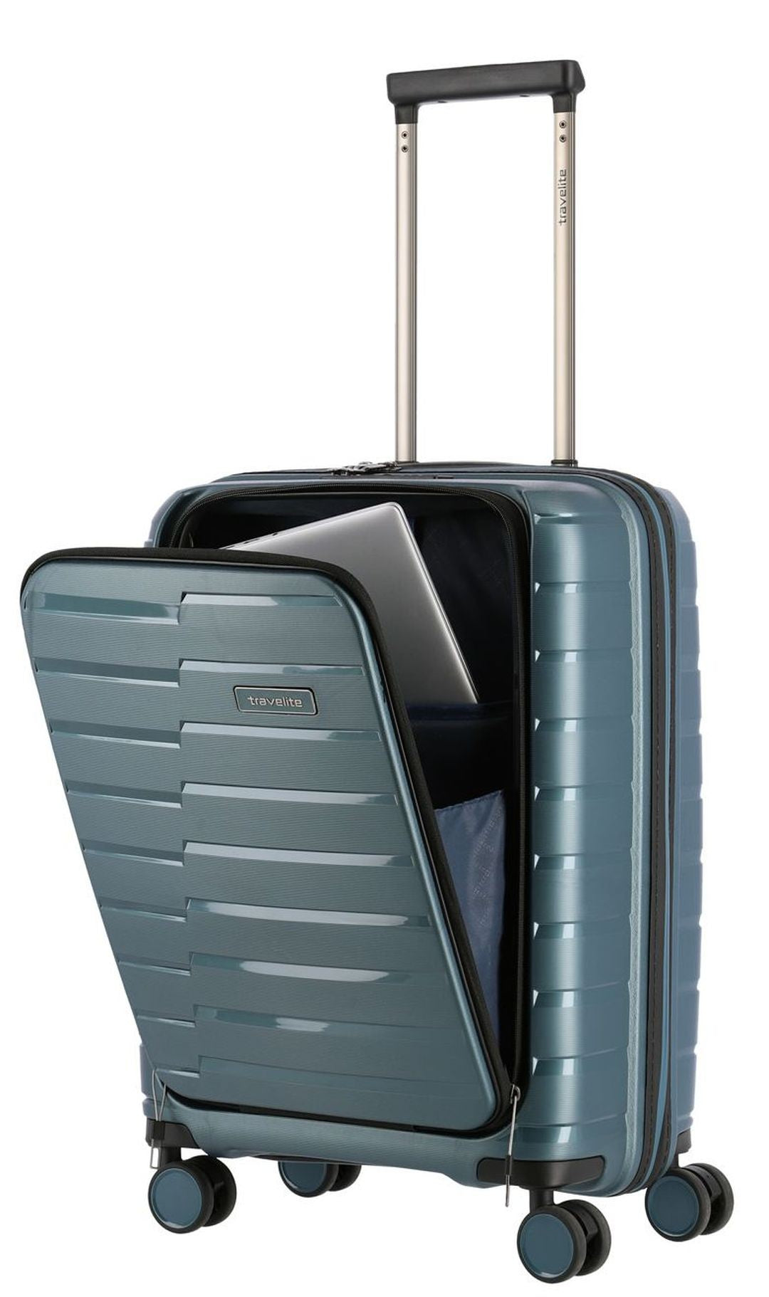 Cabin suitcase With PC compartment -TRAVELITE - Anthacite Air Base