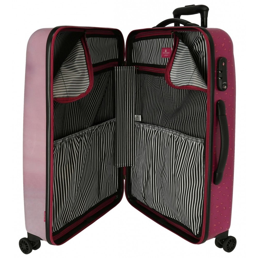 Median suitcase rigid gorjuss 67cm for my love