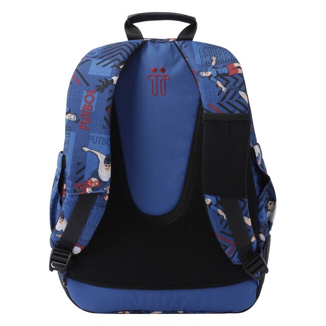 School backpack - crayoles- 3jh - football print TOTTO