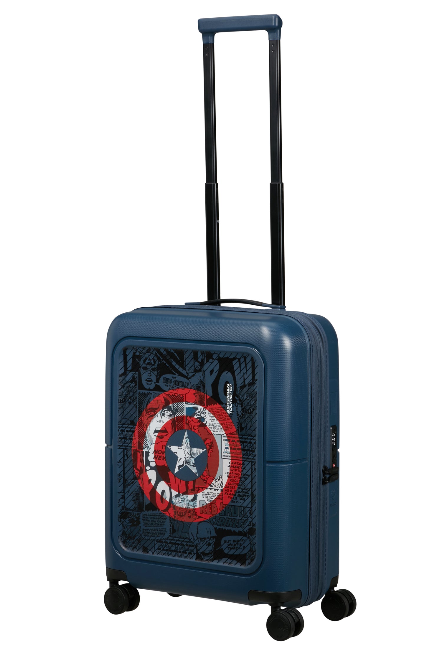 AMERICAN TOURISTER Cabin suitcase Extensible Dashpop MARVEL - Capt America Shield