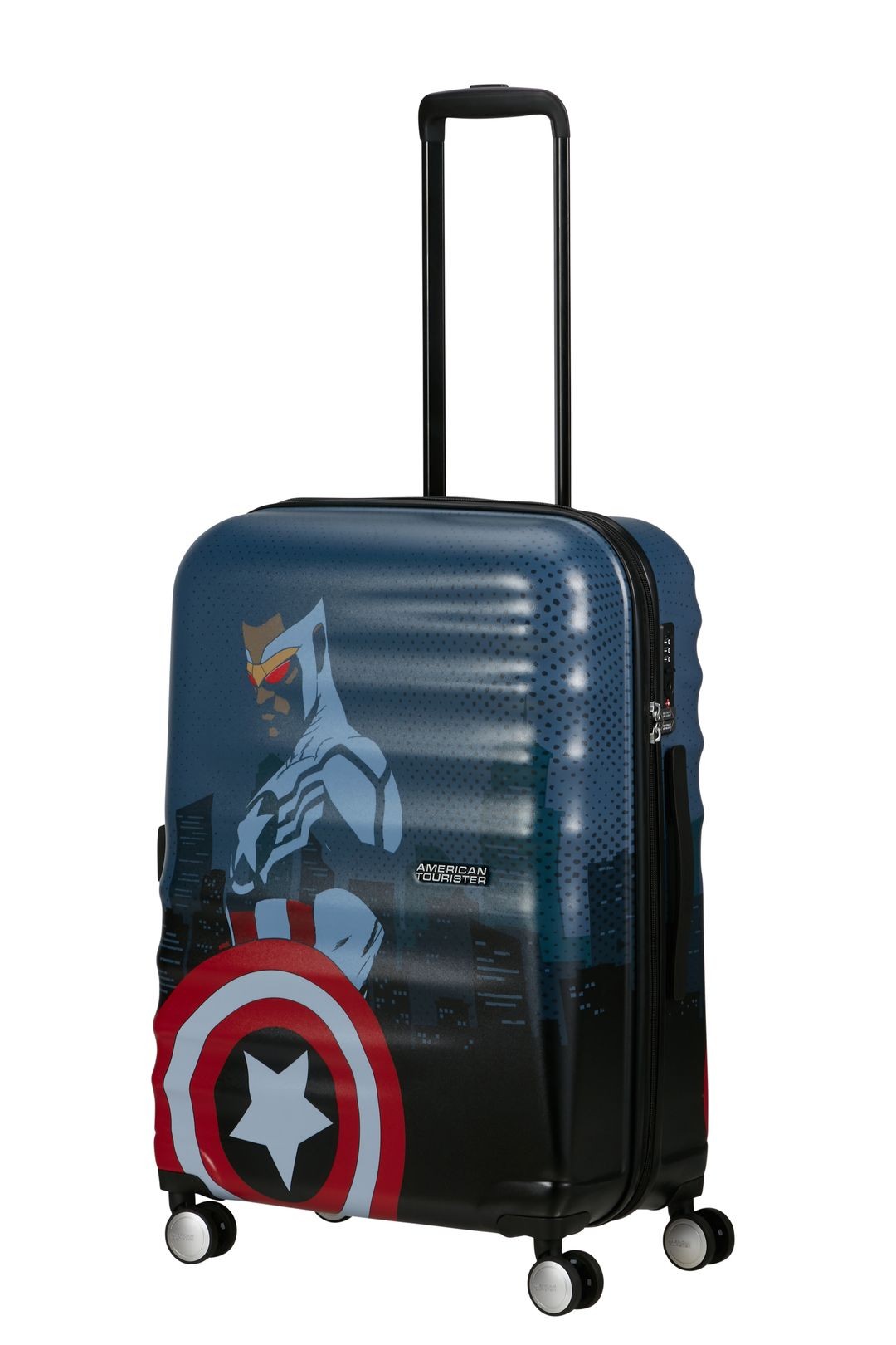 AMERICAN TOURISTER Median suitcase captain america c wavebreaker 67cm