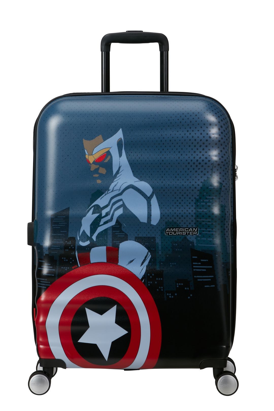 AMERICAN TOURISTER Median suitcase captain america c wavebreaker 67cm