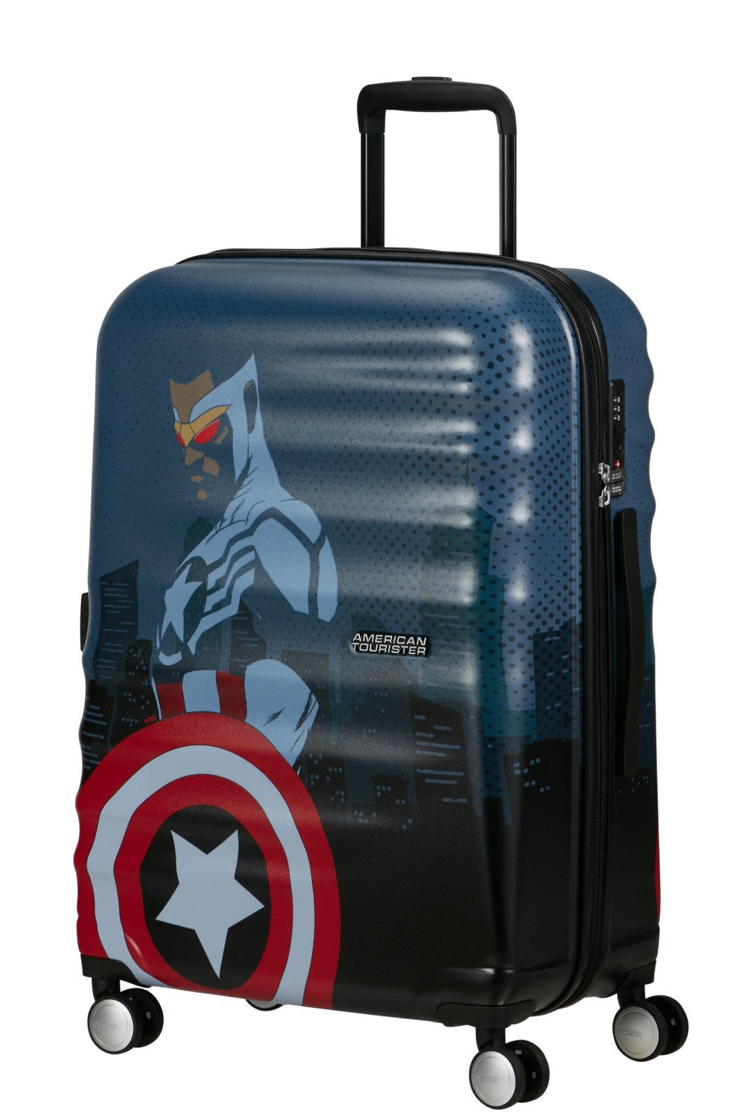 AMERICAN TOURISTER Median suitcase captain america c wavebreaker 67cm