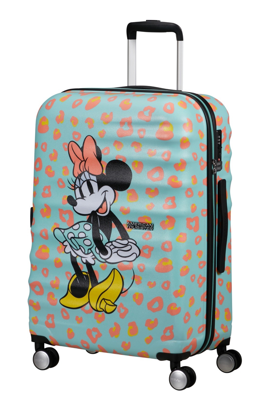 AMERICAN TOURISTER Median suitcase Minnie Pastel Dot Wavebreaker 67cm