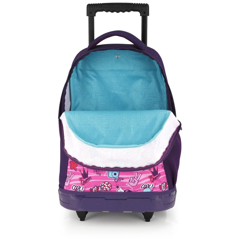 GABOL School backpack with sticker wheels