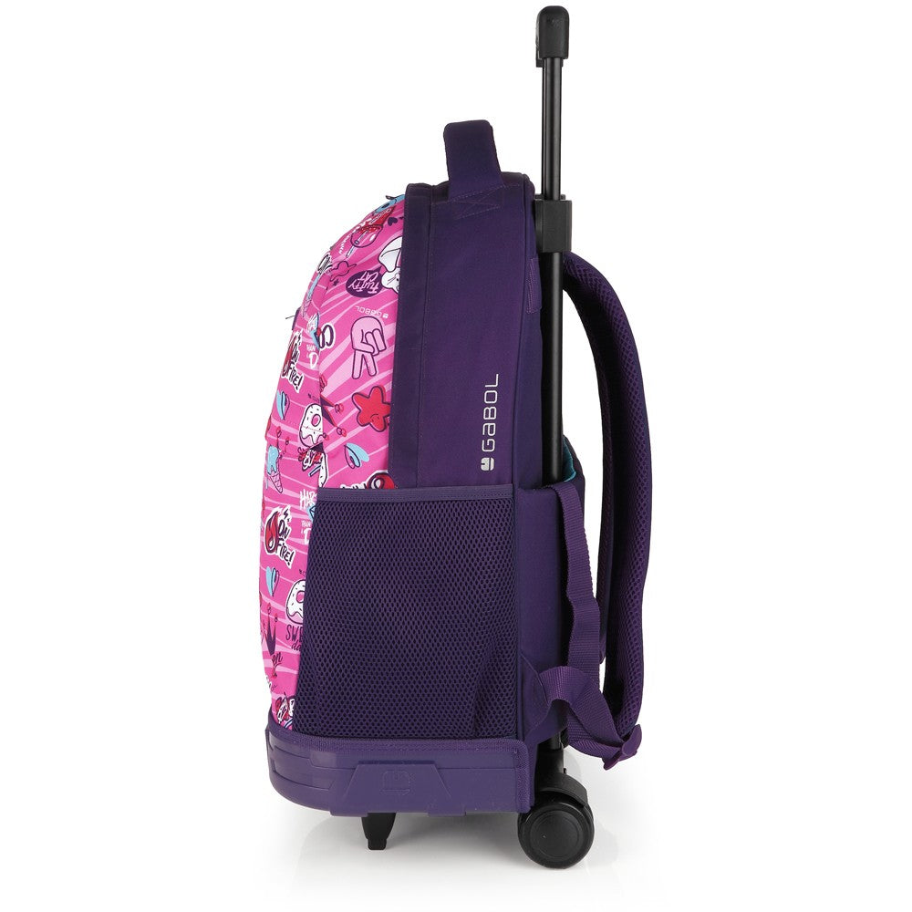 GABOL School backpack with sticker wheels