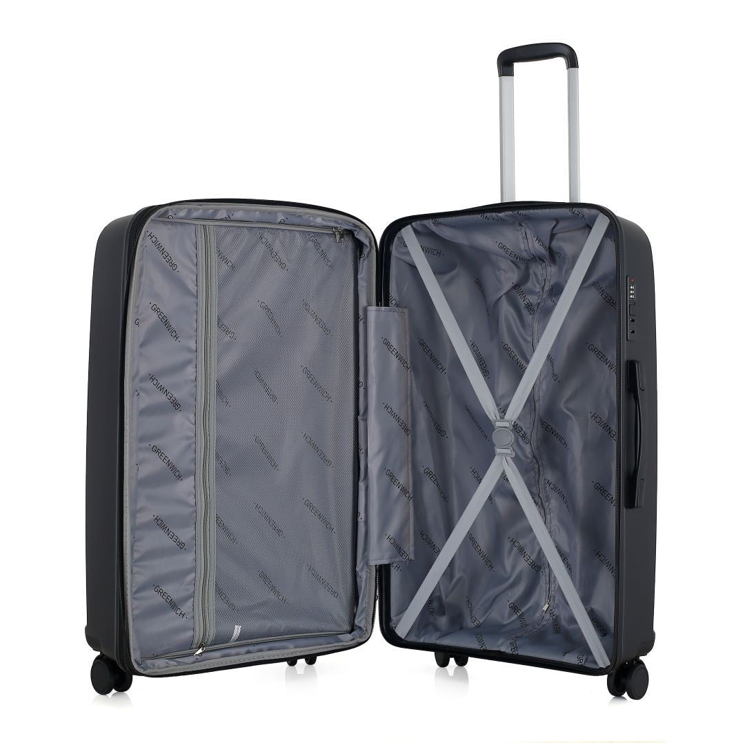 GREENWICH Large extendable polypropylene suitcase Cuba 77cm