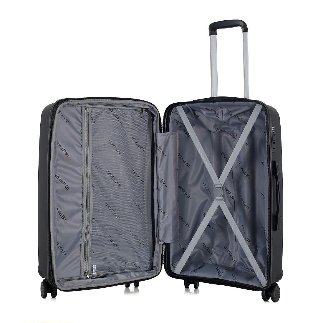 GREENWICH Medium suitcase of extendable polypropylene Cuba 67cm