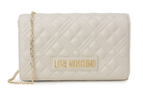 Love Moschino White padding bag Small