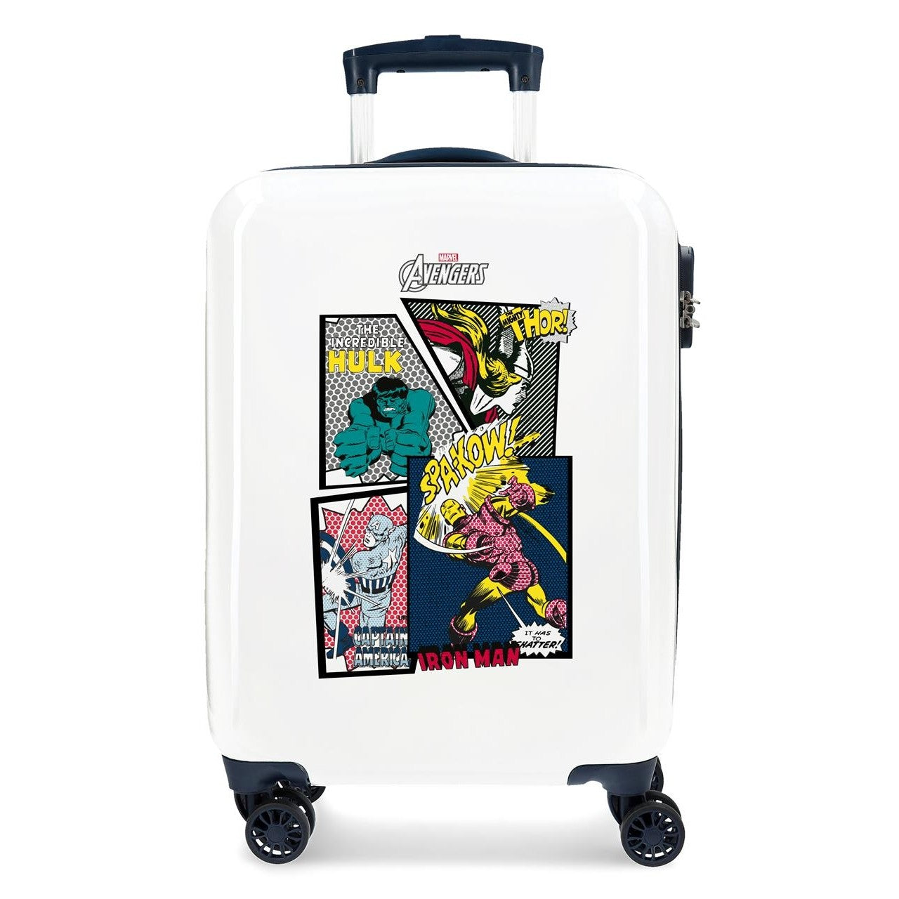 Maleta de cabina CAPITAN AMÉRICA Sky Avengers rígida 55cm