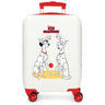 Cabin suitcase Dalmatians Family Rigid 50cm White