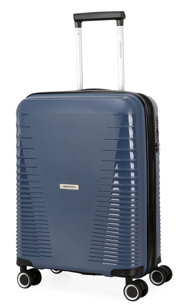 Cabin suitcase Extensible polypropylene manila - 55cm GREENWICH Black 1