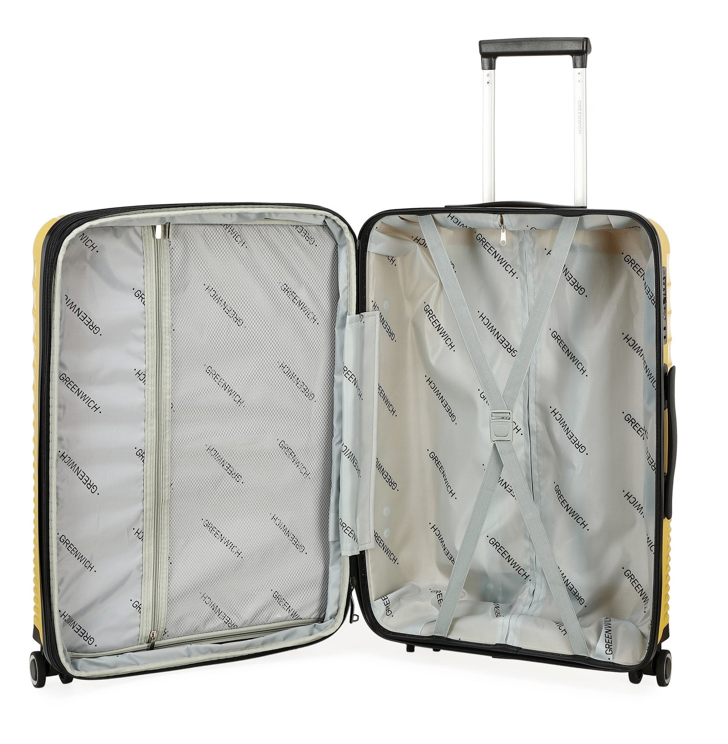 Cabin suitcase Extensible polypropylene manila - 55cm GREENWICH Black 1