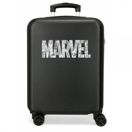 Maleta de Cabina Power Marvel rígida 55cm Grey - Negro