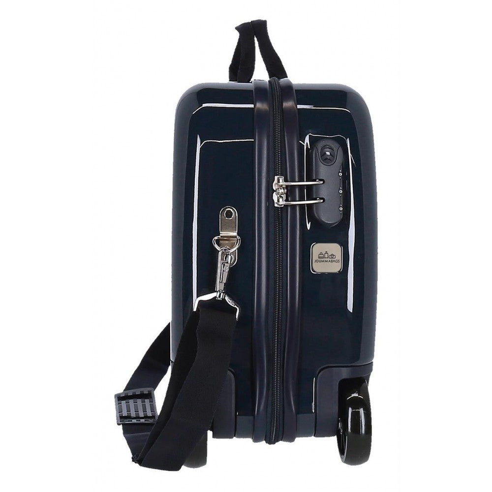 Cabin suitcase Rigid Spiderman Geo Blue