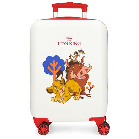 Cabin suitcase Simba & Friends Rigid 50cm White